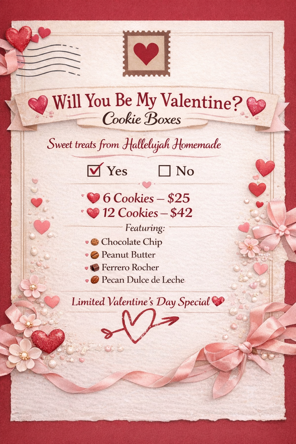 Valentine Cookie Box